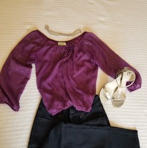 Pretty sheer and flowy blouse